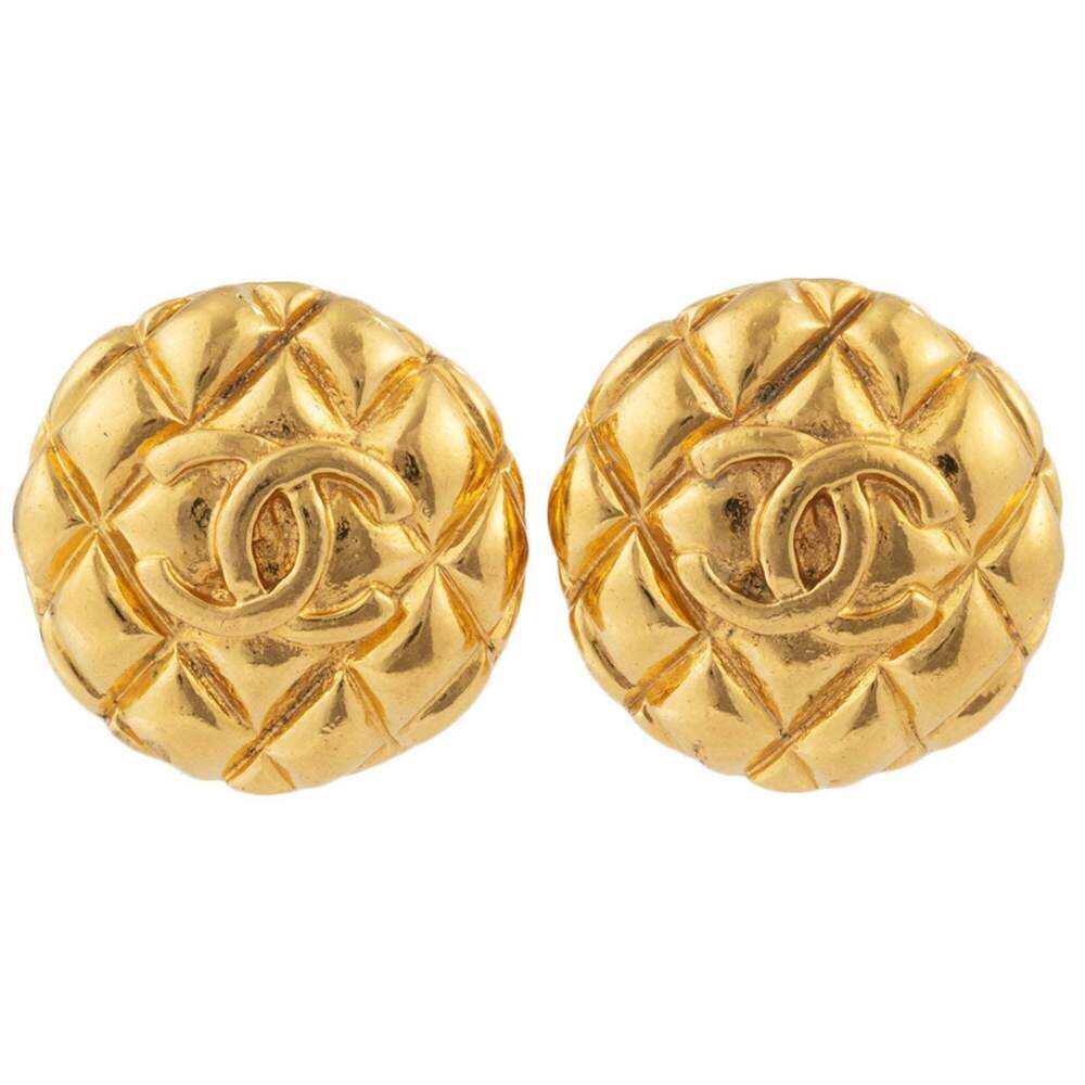 CHANEL Gold Earrings